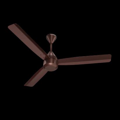 Crompton Energion Groove Regmote BLDC Ceiling Fan - Coffee Brown by Crompton : Colours available: Brown