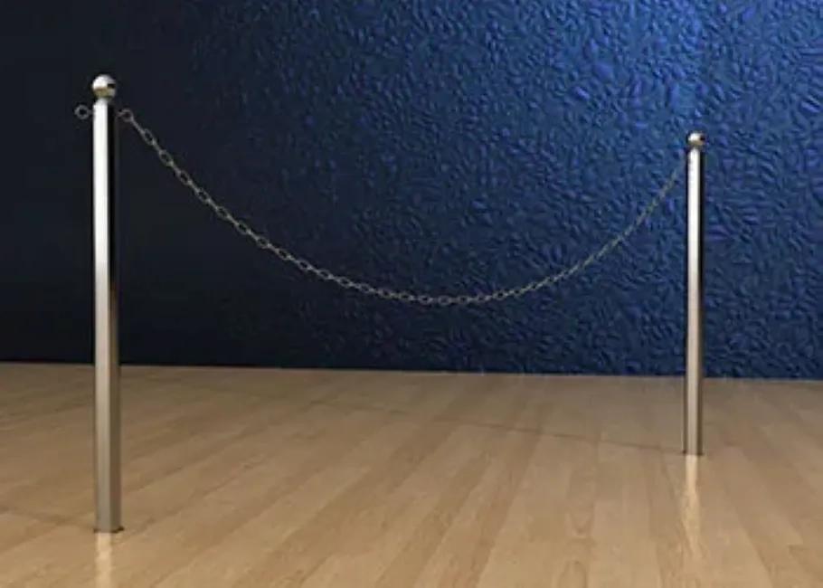 Q-Manager Chain Post - Floor Socket 3