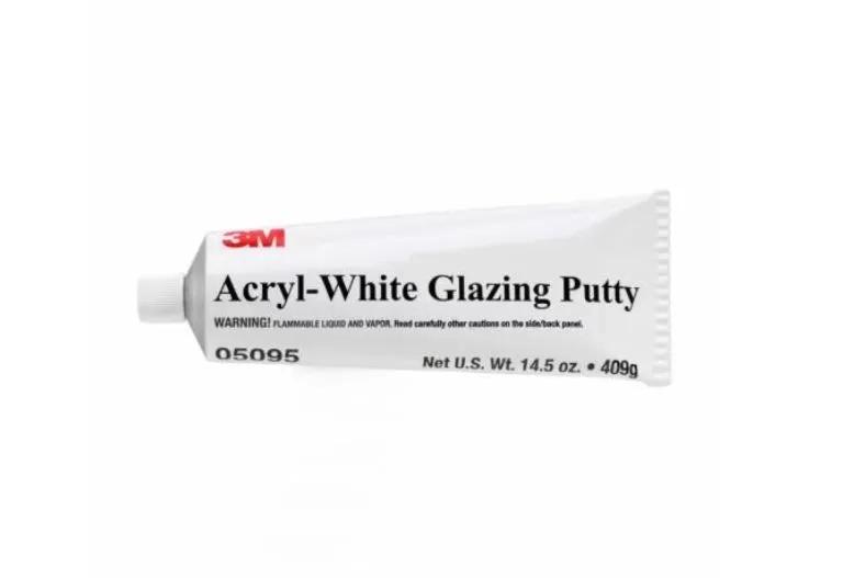 3M™ Acryl Putty, 05095, White, 14.5 oz, 12 Tubes/Case