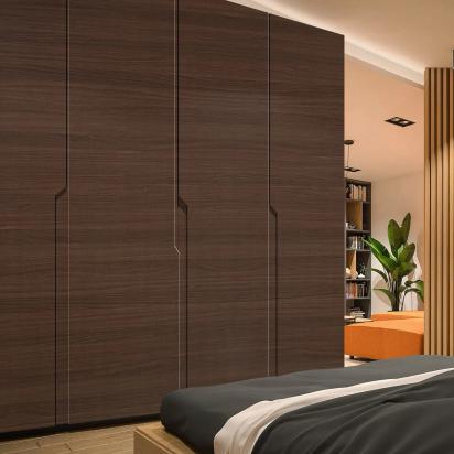 Woodgrains 3962 Brunette Walnut Yoko - SUD Laminate by Mikasa Laminates for Multipurpose : Colours available: Brown 2 5