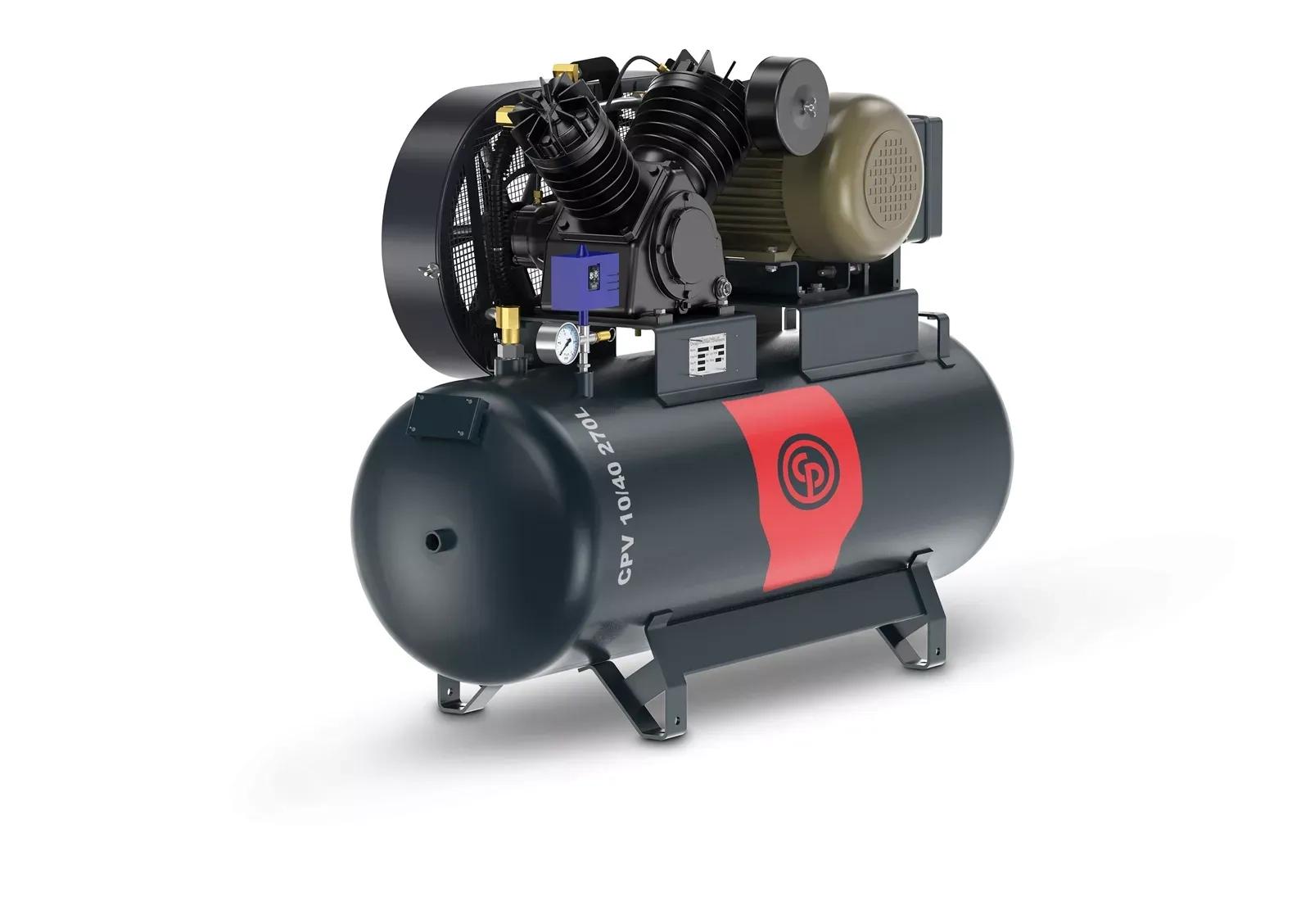Chicago Pneumatic Cast Iron Piston Air Compressor 3HP-10HP 2