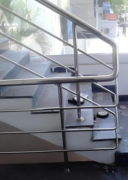 Esteem Tech Stainless Steel Handrails by Esteem Tech : Colours available: Silver 2 3