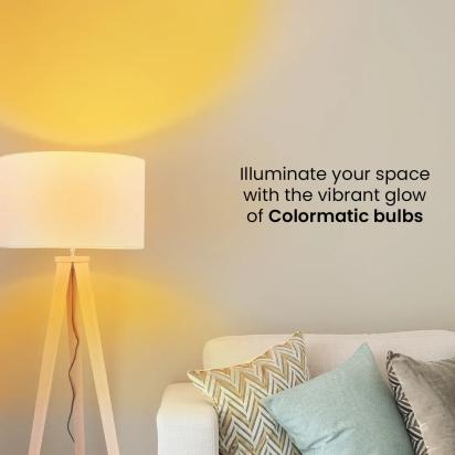 Crompton 7W B22 Colormatic LED Lamp by Crompton : Colours available: White 2 1