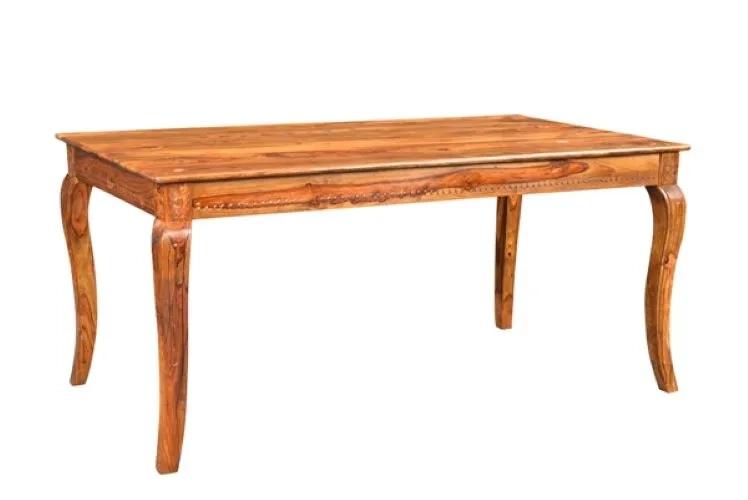 Natural Living SHEESHAM WOOD JOP CARVING DANING TABLE 165 X90 1
