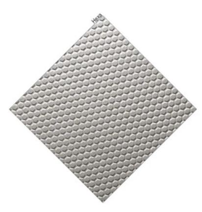 Aerolite Hexa T15 Acoustic Ceiling Tile by Aerolite : Colours available: Grey 1 1
