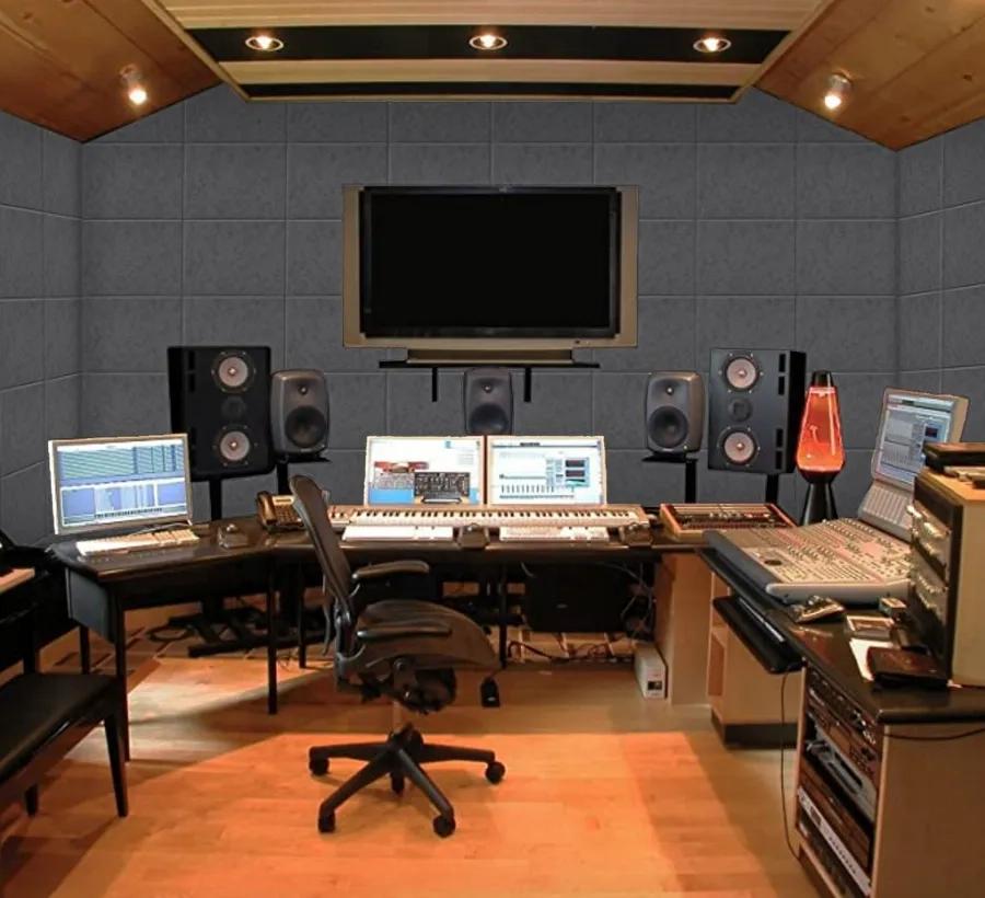 Echsorbix PET Acoustic Wall Panel - Dark Grey