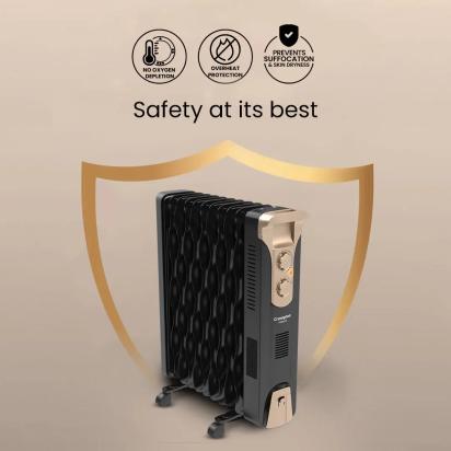 Crompton Insta Fervor 9 Fins 2400 W Oil Filled Room Heater by Crompton 7 3