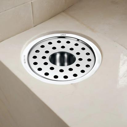 Lipka Eon Round Floor Drain with Plain Jali & Hole (5 inches) 1