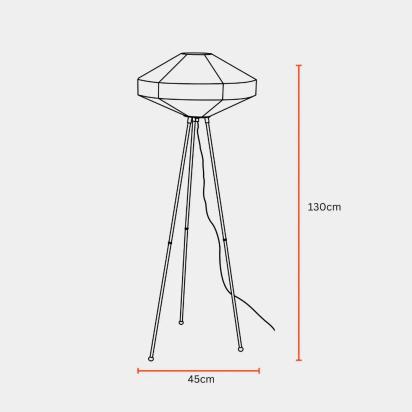 The Living Influence Space Rover Floor Lamp 6