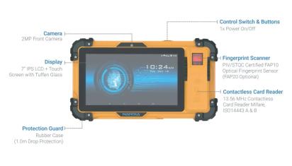 MOXA7 Portable Rugged Biometric Terminal by Mantra 4 4