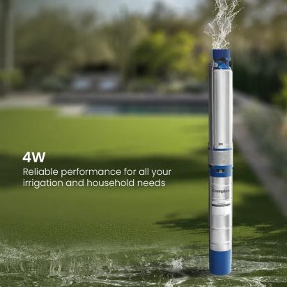 Crompton Water filled Borewell Submersible Pump 1 HP 4 inch - 4W12BF1.5E by Crompton 3 1