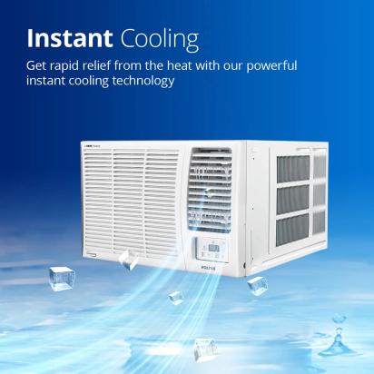 Voltas Inverter Window AC - 1.5 Ton - 3 Star - 183V Vertis Elite by Voltas : Colours available: White 5 5