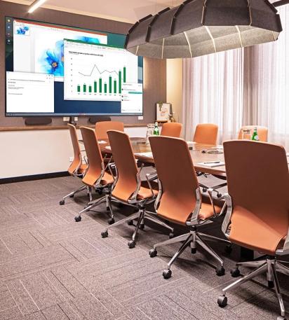 Nevon Express Boardroom Conference Room LED Display System for Video Conferencing & Presentations by Nevon Express for Conference Room