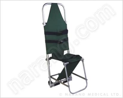 Narang Medical HF5084 : Stretcher Cum Wheel Chair Single Fold With 2 Wheels by Narang Medical Limited : Colours available: Green