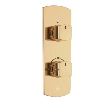 Aquamax Thermostatic Shower Mixer - Auric Gold KUP-GLD-35681PM by Jaquar : Colours available: Gold