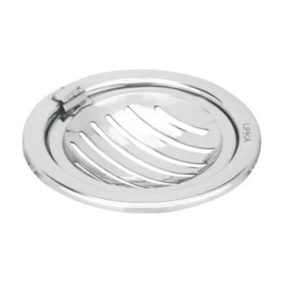 Lipka Eon Round Floor Drain with Classic Jali and Hinge (5 inches)