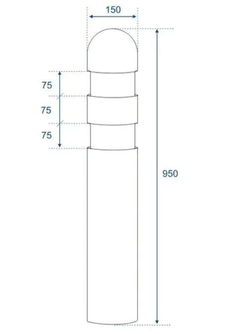 KK Cylindrical Bollard Type I 1