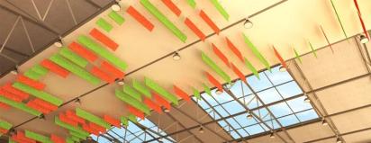 Anutone Ekcel Strand Duo Shapes - Baffle Ceiling by Anutone