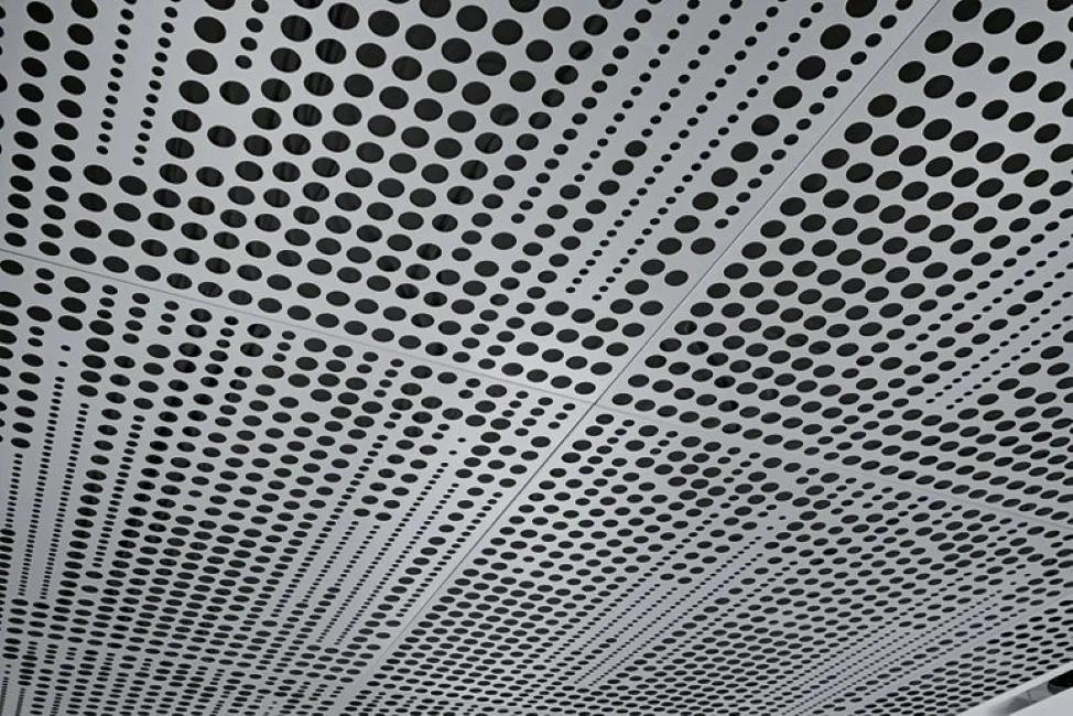 Techno Acoustic Gi Clipin Custom Perforated Ceiling Tile 2