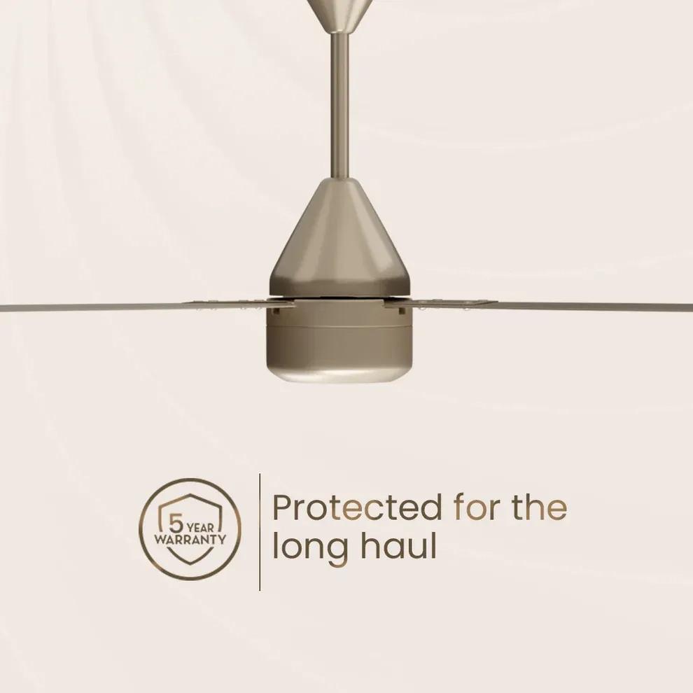 Crompton Energion Groove Remote BLDC Ceiling Fan - Opal White 3