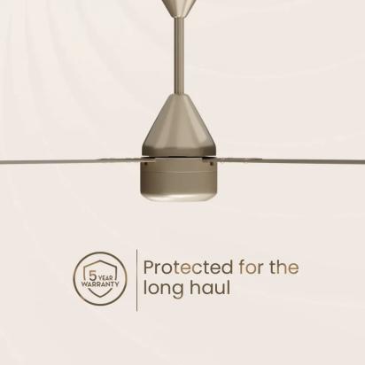 Crompton Energion Groove Remote BLDC Ceiling Fan - Opal White by Crompton : Colours available: White 15 3