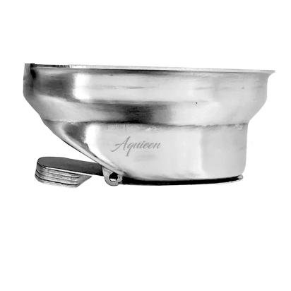 Aquieen 5-Inch Anti-Foul Cockroach Trap | SS304 Stainless Steel Floor Drain Cover In Brushed Silver Finish by Aquieen : Colours available: Chrome 1 1