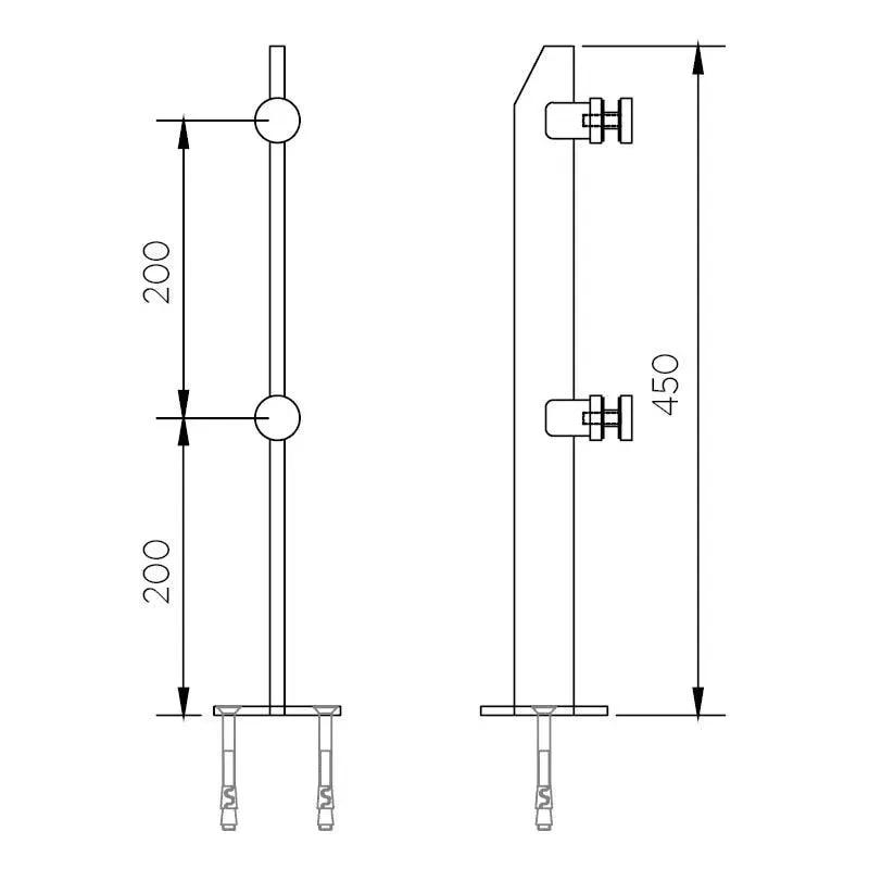 Ozone Mini Balusters - OZRSL-44-DGH SSS 2