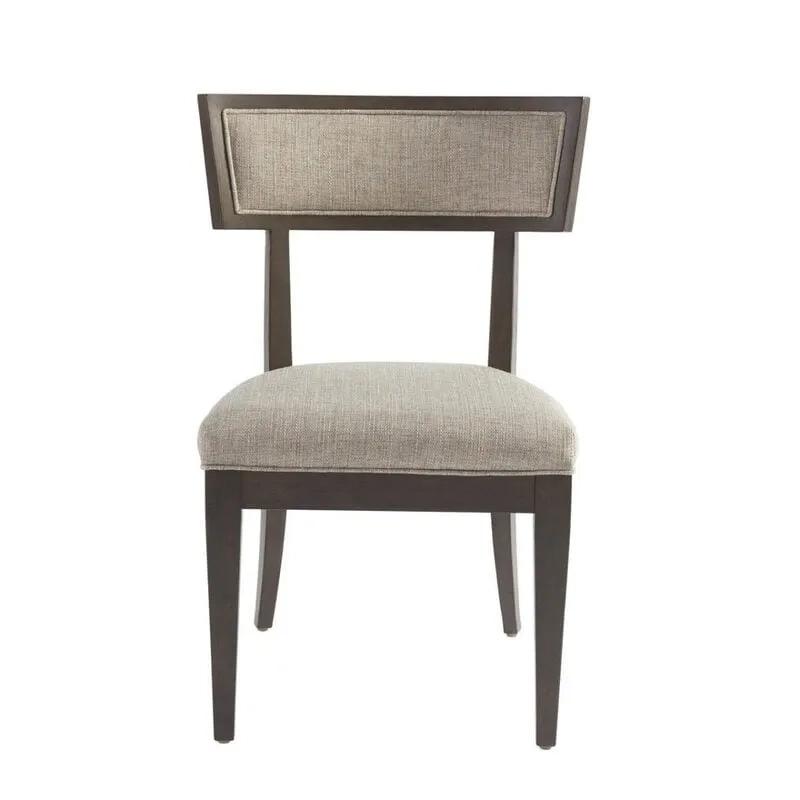 Asian Arts Modern Upholstered Dining Chair Set of 2 | Fabric Padded Chairs for Dining Room 3