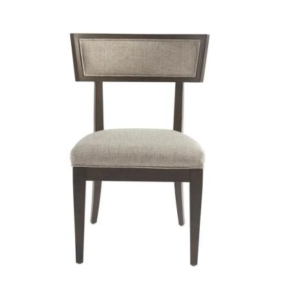 Asian Arts Modern Upholstered Dining Chair Set of 2 | Fabric Padded Chairs for Dining Room by Asian Arts : Colours available: WoodyBrown 1 3
