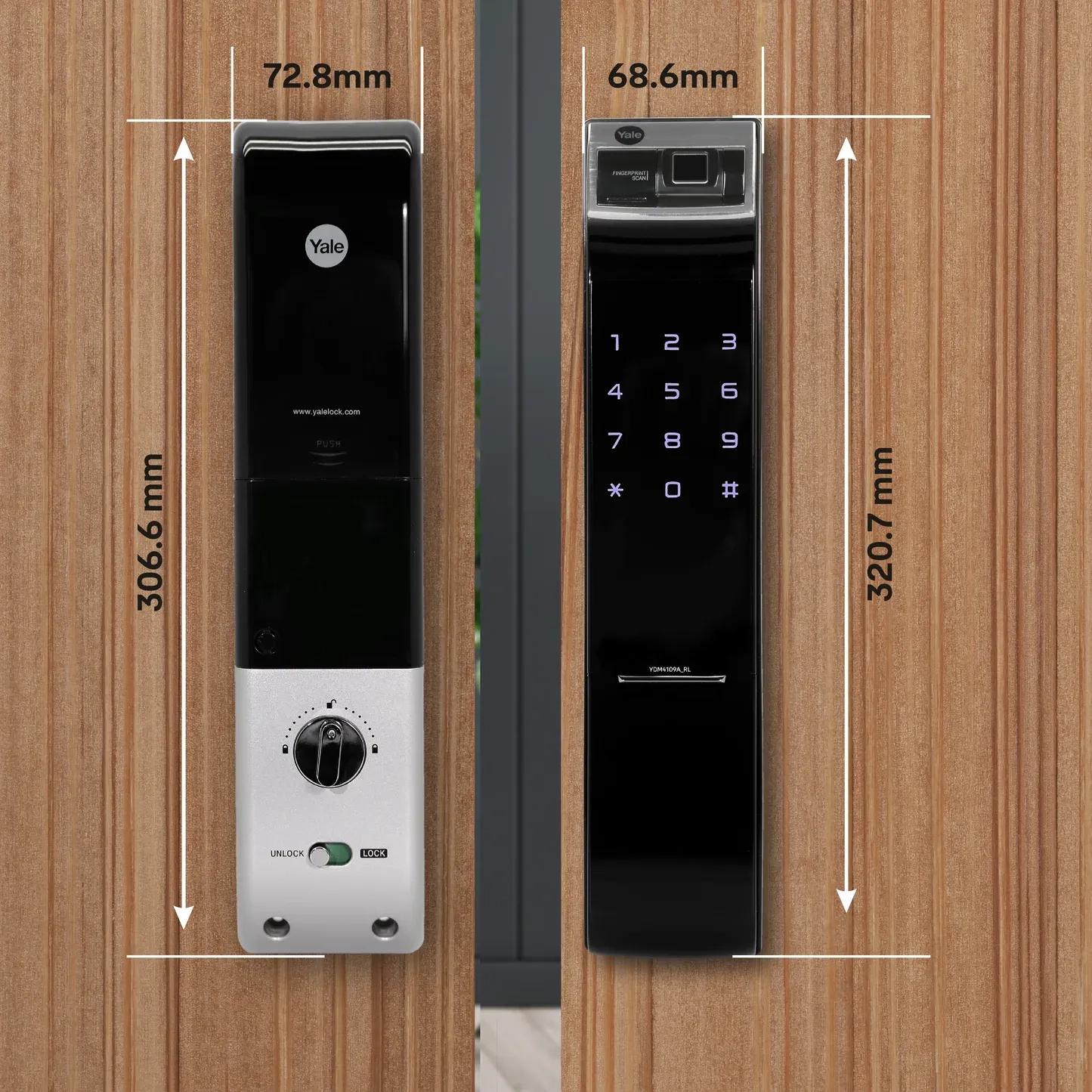 YDM 4109 Roller Latch Without Handle Smart Lock 4