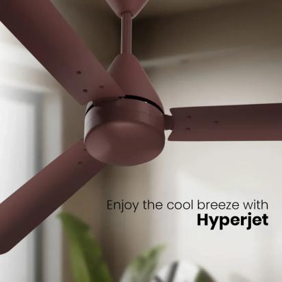 Crompton Energion Hyperjet BLDC Ceiling Fan - Brown by Crompton : Colours available: Brown 13 1