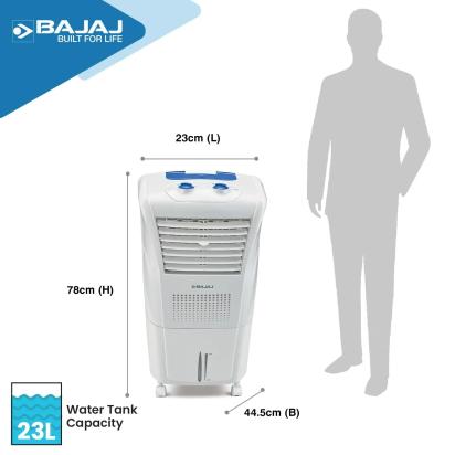 Bajaj Frio New - Air Cooler by Bajaj : Colours available: GhostWhite 9 4