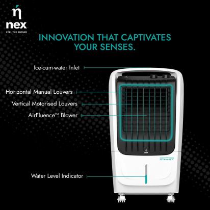 Bajaj NEX PAC P1 25L PERSONAL COOLER - Air Cooler by Bajaj : Colours available: White 12 3