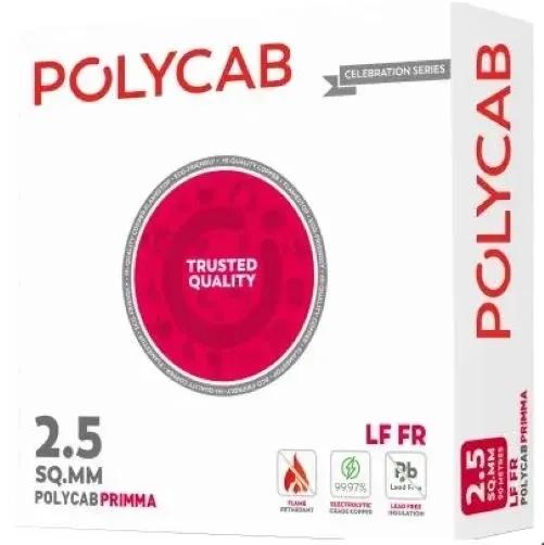 Polycab Polycabprimma|LF-FR|1.5 Sq. MM|90 Meters, Copper|Black