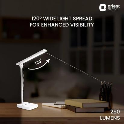 Orient Electric Linear Emergency Desk Lamp 3W by Orient Electric : Colours available: White 8 5