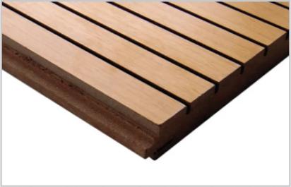 Anutone Salon Slats Surco Diffuse Acoustic Panel by Anutone for Ceiling, Walls : Colours available: Brown
