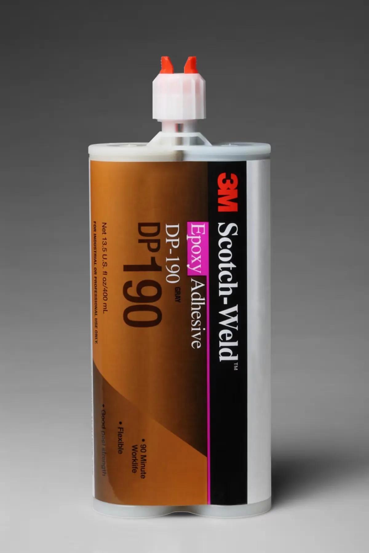 3M™ Scotch-Weld™ Epoxy Adhesive DP190, Grey, 400 mL Duo-Pak, 6/case