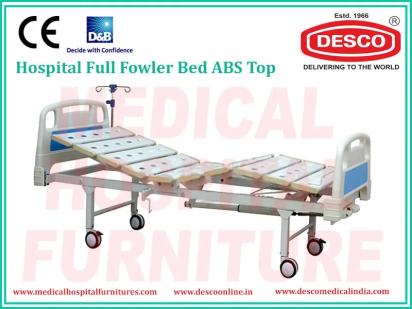 Desco Full Fowler Bed ABS Top by Desco : Colours available: White
