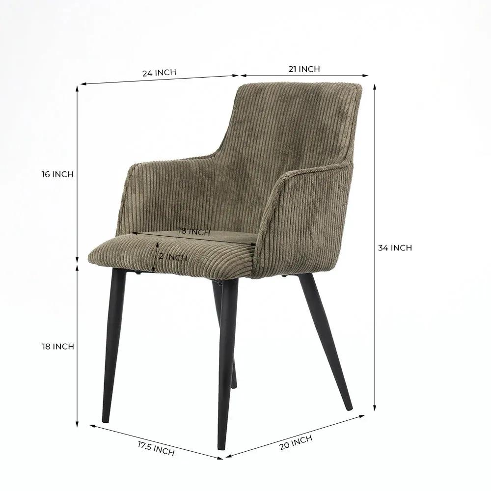 LivingShapes Serenity Shore Splendor Dining Chair - Sage Green 2