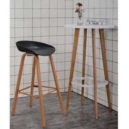 Nellikuzhi Turret Barstool by Nellikuzhi : Colours available: Black