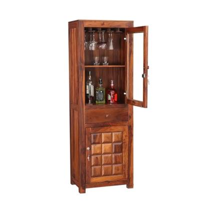 Daywithwood Solid Wood Bar Cabinet in Natural Finish by Day With Wood : Colours available: Brown 4 4