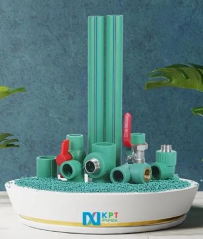 KPT PPR Greentherm Pipe by KPT Pipes for Multipurpose : Colours available: Green