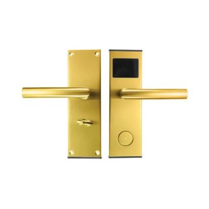 Ozone Software Based Hotel Door Lock - Gold by Ozone for Hotel, Resort : Colours available: Gold