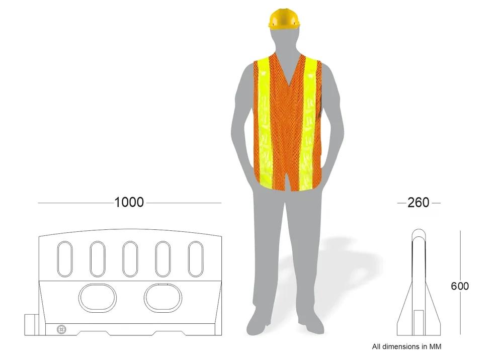 Frontier Road Safety Barricador – 1000 4