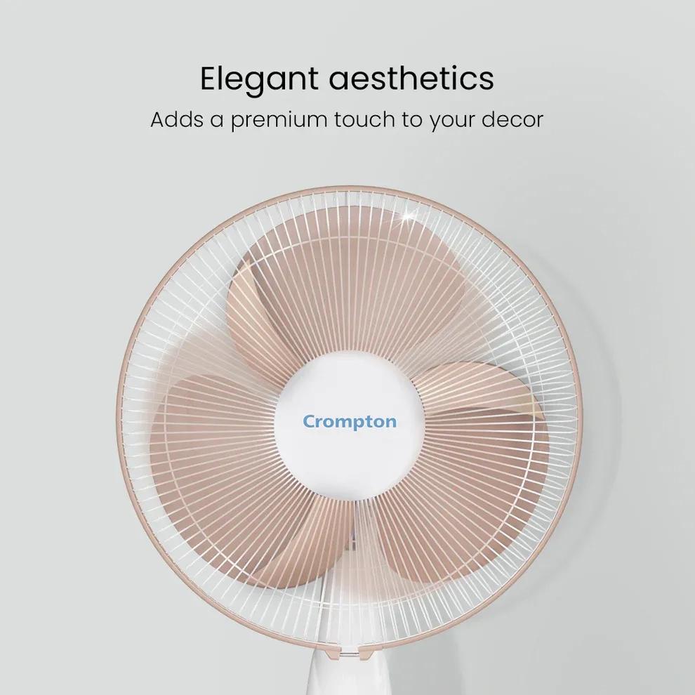 Crompton Hiflo Neo Table Fan - Coffee Brown 3