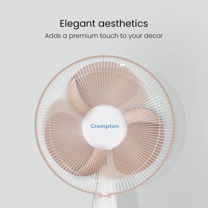 Crompton Hiflo Neo Table Fan - Coffee Brown by Crompton : Colours available: RosyBrown 10 3