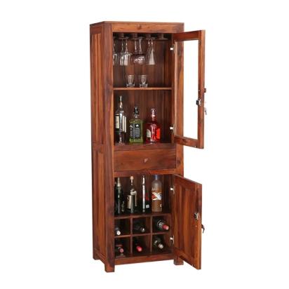 Daywithwood Solid Wood Bar Cabinet in Natural Finish by Day With Wood : Colours available: Brown 6 6
