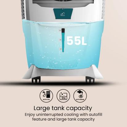 Crompton Ozone Air Cooler - 55-L by Crompton : Colours available: White, Teal 9 3