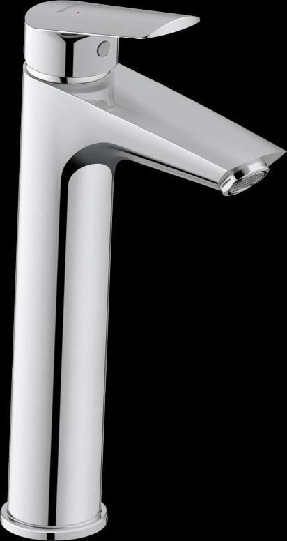 Duravit No.1 Single Lever Basin Mixer L MinusFlow - N11032002 by Duravit : Colours available: Chrome