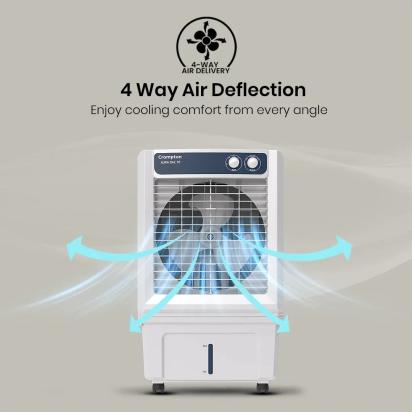Crompton Aura Dac Air Cooler - 70-L by Crompton : Colours available: White 7 5